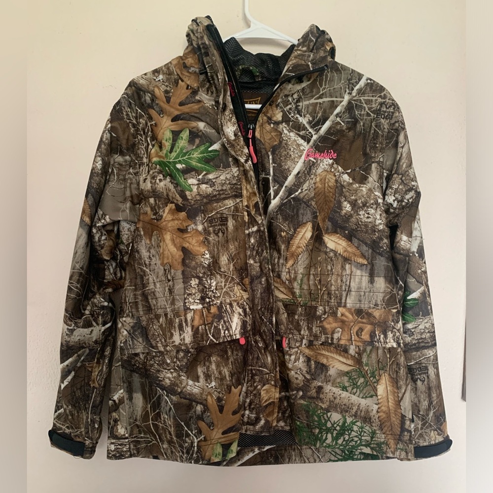 Camo Women's Jacket with Hood